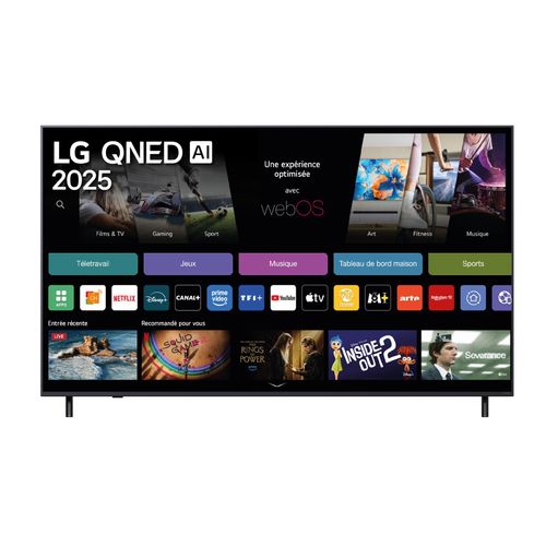 Téléviseur QNED AI 75'' 4K LG 189 cm 75QNED82A6B.AEU