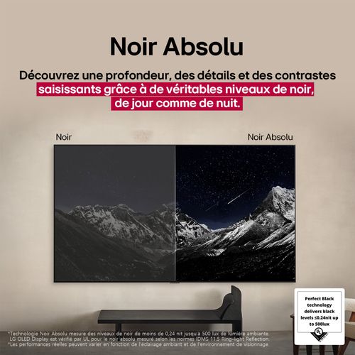 Téléviseur OLED 55'' 139 cm LG OLED55C5ELB.AEU