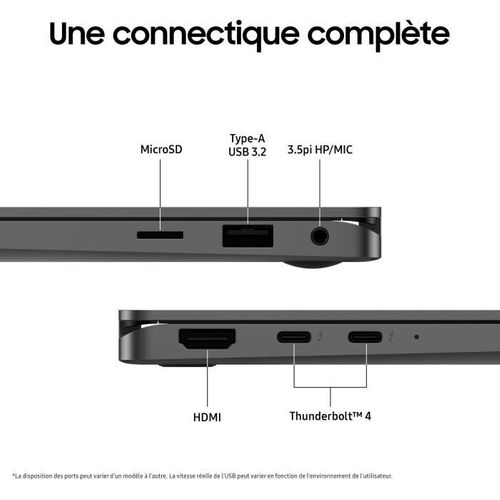 PC Portable - Galaxy Book5 360 - 15,6 - Intel Core Ultra 5 - Windows 11 - 16 Go Ram - 512 Go Ssd