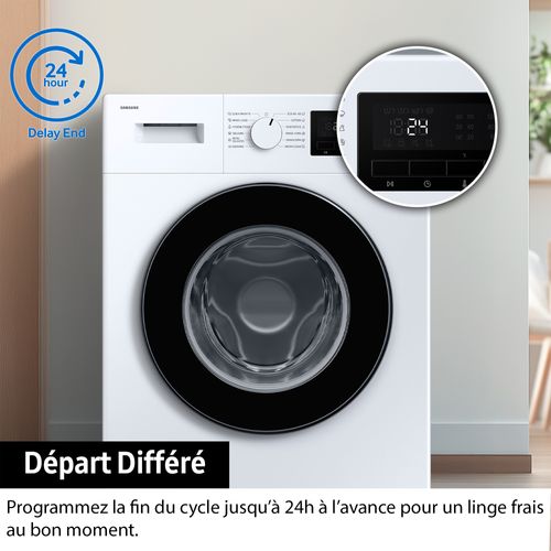 Lave-linge hublot SAMSUNG WW90FG3M05AW 9kg