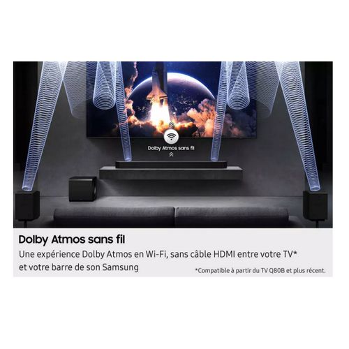 Barre De Son 5.3 Bluetooth Noir - Hwq995f