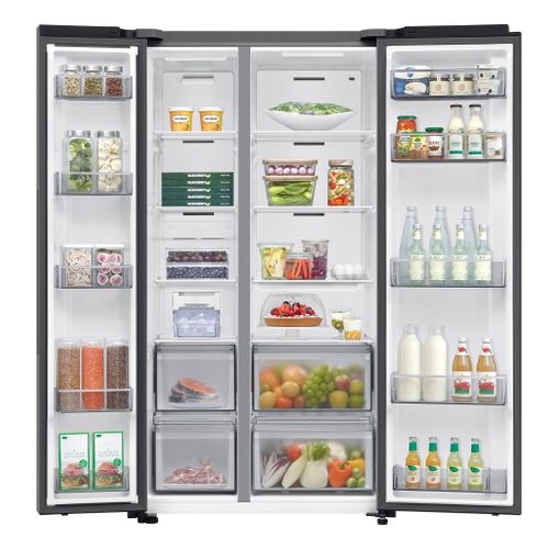 Réfrigérateur Américain - Rs70f65qet - 2 Portes - 659 L - Classe E - Platinum Inox