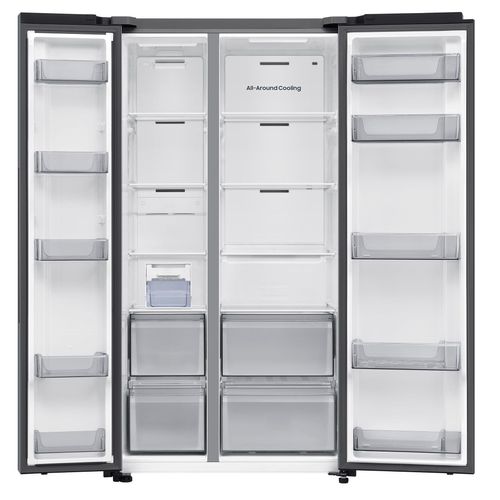 Réfrigérateur Américain - Rs70f65qet - 2 Portes - 659 L - Classe E - Platinum Inox