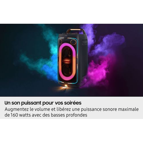 Enceinte Bluetooth nomade SAMSUNG ENCEINT MX-ST40F/XE