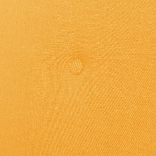 Ensemble De Canapé 2 Pièces Tissu Jaune