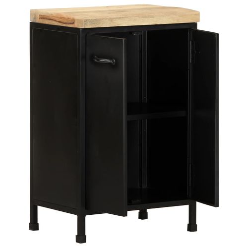 Buffet 47x35x76 Cm Bois De Manguier Brut