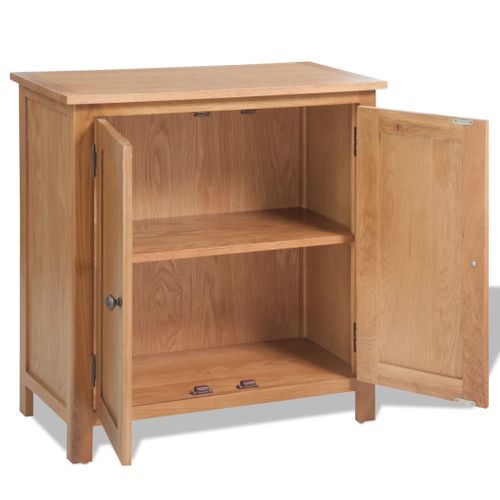 Buffet 70x35x75 Cm Bois De Chêne Massif