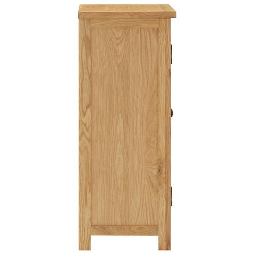 Armoire 45x32x85 Cm Bois De Chêne Massif