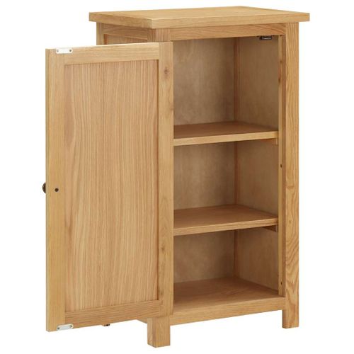Armoire 45x32x85 Cm Bois De Chêne Massif