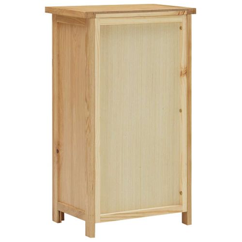 Armoire 45x32x85 Cm Bois De Chêne Massif