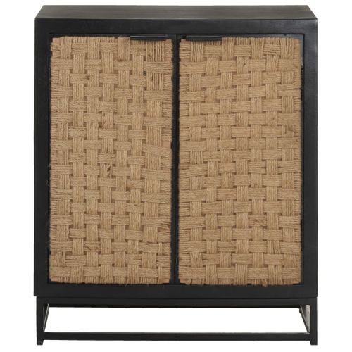 Buffet 60x35x70 Cm Bois De Manguier Massif