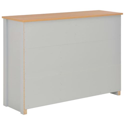 Buffet Gris 112x35x81 Cm