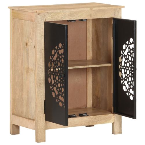 Armoire Console 40x30x112 Cm Bois D'acacia Massif