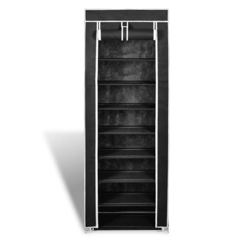 Porte-chaussures Étagères 162 X 57 X 29 Cm Noir