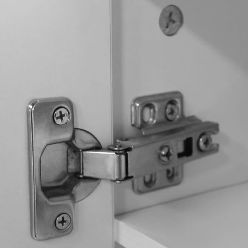 Meuble à Chaussures 7 Étagères Blanc