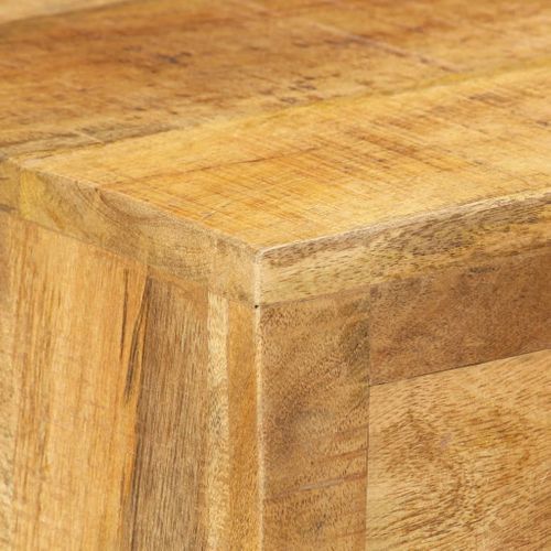 Armoire à Chaussures 86x35x55 Cm Bois De Manguier Solide