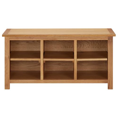 Étagère à Chaussures 90x37x45 Cm Bois De Chêne Solide