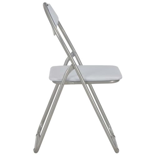Chaises Pliantes à Manger Lot De 6 Blanc Similicuir