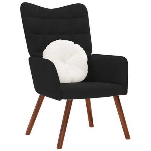 Chaise De Relaxation Noir Velours