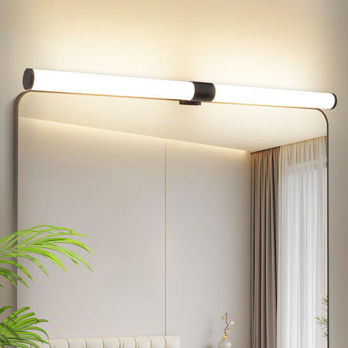 Miroir De Salle De Bain à LED Noir  8 W