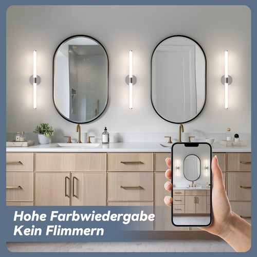 Miroir De Salle De Bain à LED Blanc  8 W 4 000 K 60 Cm