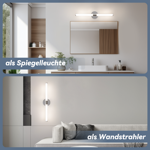 Miroir De Salle De Bain à LED Blanc  8 W 4 000 K 60 Cm