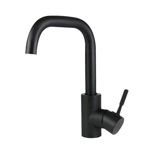 Robinet De Salle De Bain Mitigeur Extractible En Acier Inoxydable Noir