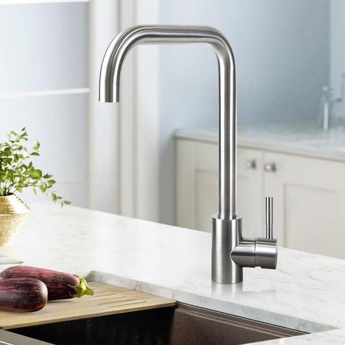 Mitigeur De Lavabo En Acier Inoxydable 3 Styles Avec Rotation à 360° Pour Cuisine