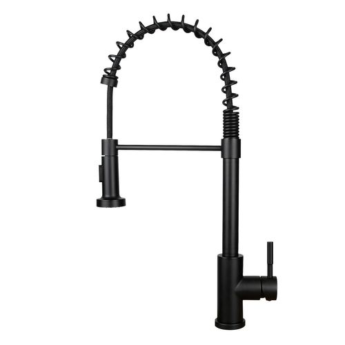 Robinet De Cuisine Noir Pivotant Avec Douche Extractible