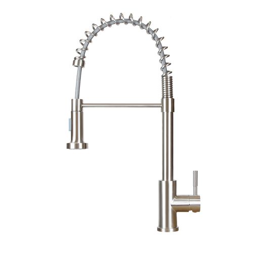 Robinet De Cuisine Extractible Pivotant En Inox