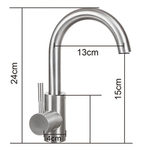 Robinetterie De Lavabo Rotatif En Acier Inoxydable Haute Pression