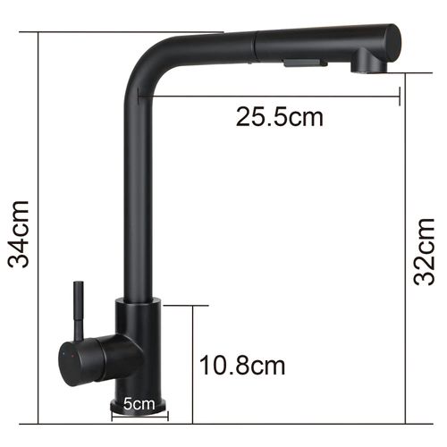 Robinet De Cuisine Extractible Avec Douchette Et 2 Jets