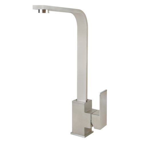 Robinet De Lavabo En Acier Inoxydable  Avec Mitigeur Pivotant à 360° Pour Cuisine