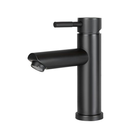 Robinet De Lavabo Haute Pression Mitigeur En Acier Inoxydable Noir