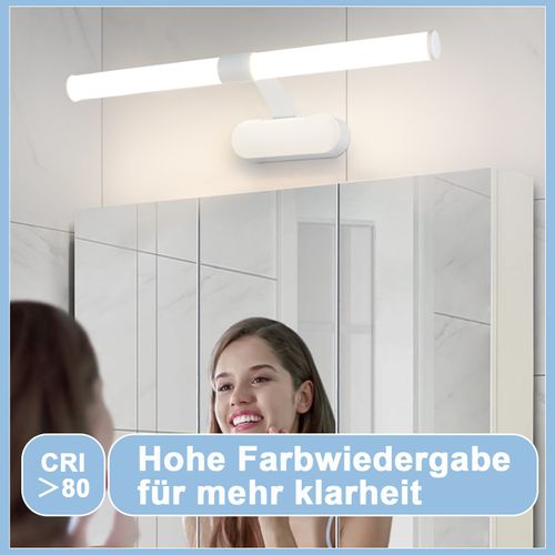 Lampe LED Pour Miroir De Salle De Bain 60cm Blanc Lampe Murale 8w Pour