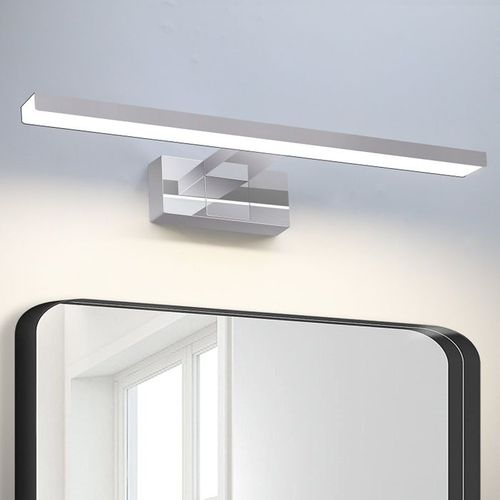Lampe LED De Miroir Pour Salle De Bain - Éclairage Moderne Ip44 En Chrome