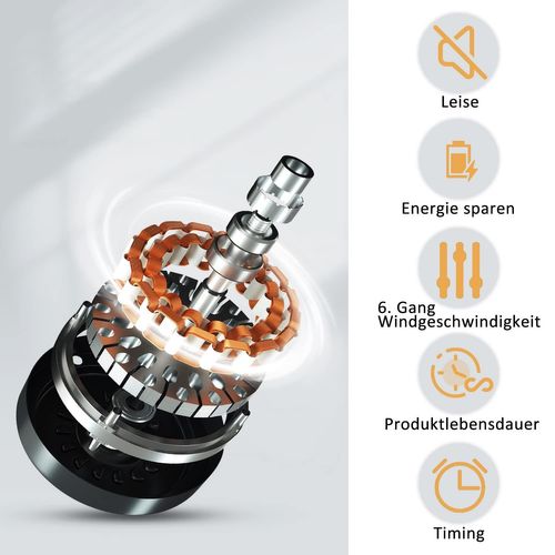 Ventilateur De Plafond Silencieux Avec Lumière Et Télécommande