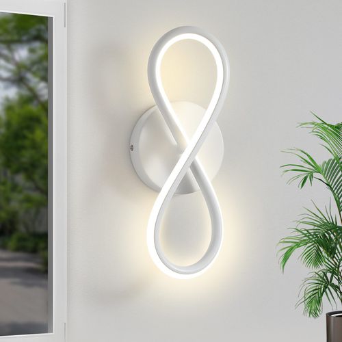 Applique LED Blanc 7w Intérieur Design Courbe 3000k Cage D'escalier