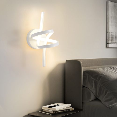 Applique Murale LED Moderne 7w Blanc 3000k Pour Escaliers Et Salons