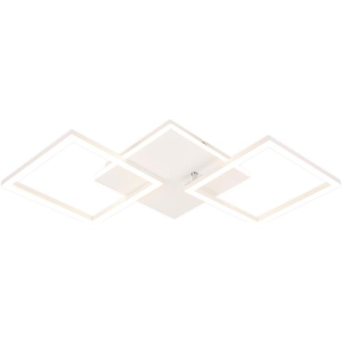 Plafonnier LED Moderne Blanc 3000-6500k Pour Salon, Cuisine Et Bureau