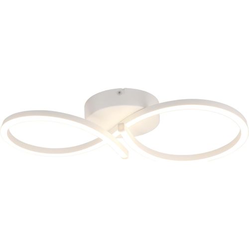 Plafonnier LED Créatif En Métal Blanc - Applique Murale 24w 3000k Pour Salon Et Couloir