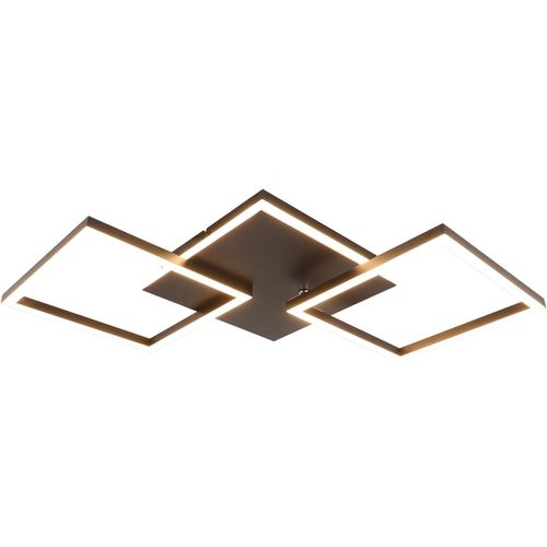 Plafonnier LED Moderne Noir 3000-6500k Pour Salon, Cuisine Et Bureau