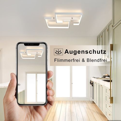 Plafonnier LED Moderne Pour Chambre à Coucher Et Couloir - Éclairage Dimmable