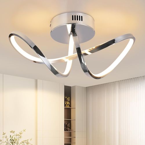 Plafonnier LED Moderne 12w - Lampe De Chambre Et Couloir, Température 3000k