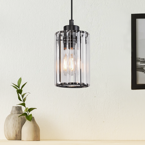 Suspension Métal 140cm Noir Pour Salle à Manger