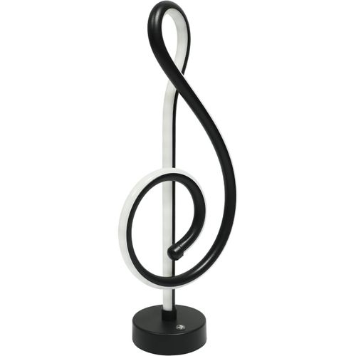 Lampe De Table LED Sans Fil Tactile Dimmable En Noir Pour Salon Et Chambre