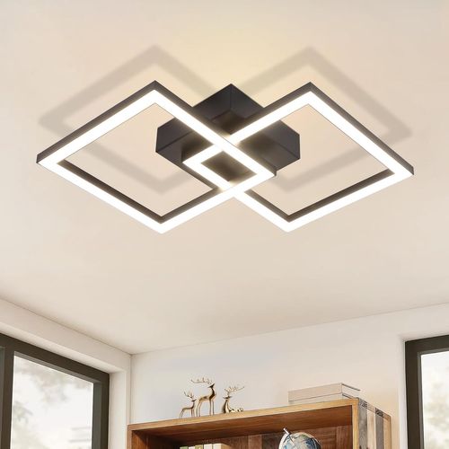 Plafonnier LED Moderne 2 Flammes 24w Pour Chambre Et Couloir