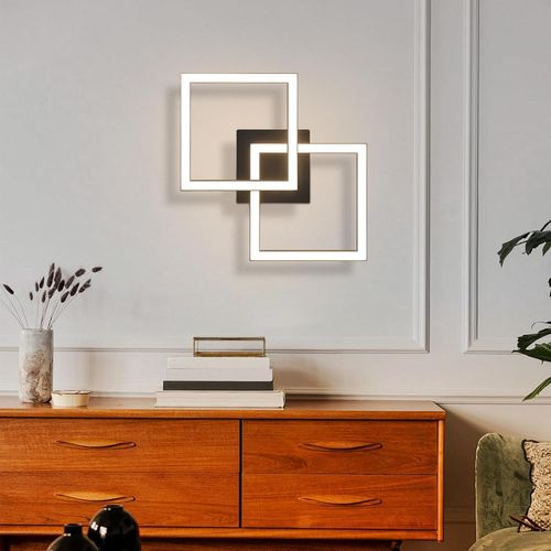 Plafonnier LED Moderne 2 Flammes 24w Pour Chambre Et Couloir