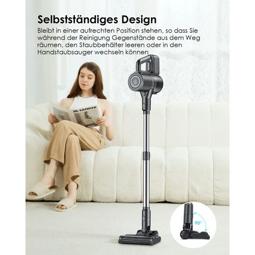 Aspirateur à Main Sans Fil S7 Plus - Puissance D'aspiration 40kpa, Autonomie 40 Minutes