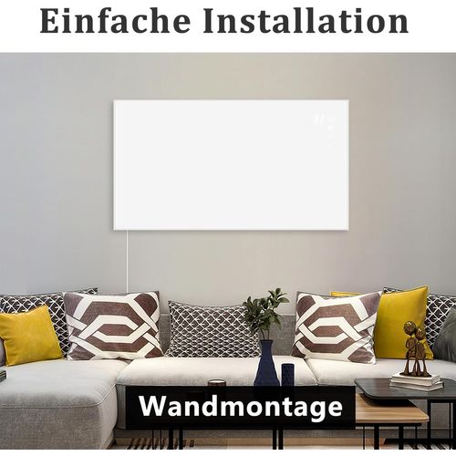 Chauffage Infrarouge 600W Mural Avec Télécommande - Économie D'énergie Pour Chambres Et Hôtels